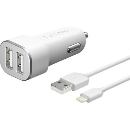 Зарядное устройство Deppa с кабелем Lightning (11291)