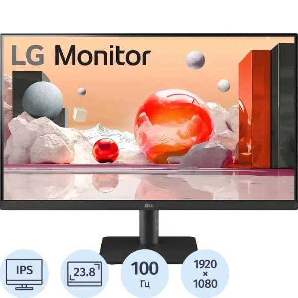 Монитор 23.8" LG 24MS500-B черный (24MS500-B.ARUZ)