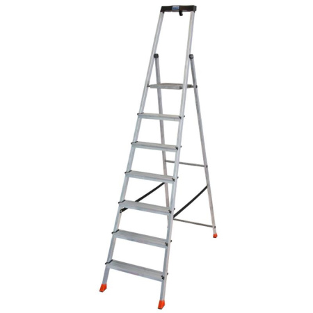 Стремянка алюминиевая 7 ступеней Krause Safety 128973
