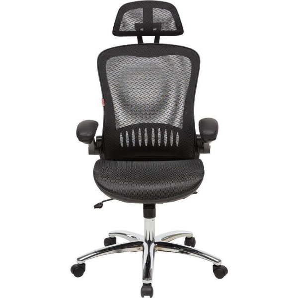 Кресло для руководителя Easy Chair  552 TTW черное (сетка, металл)