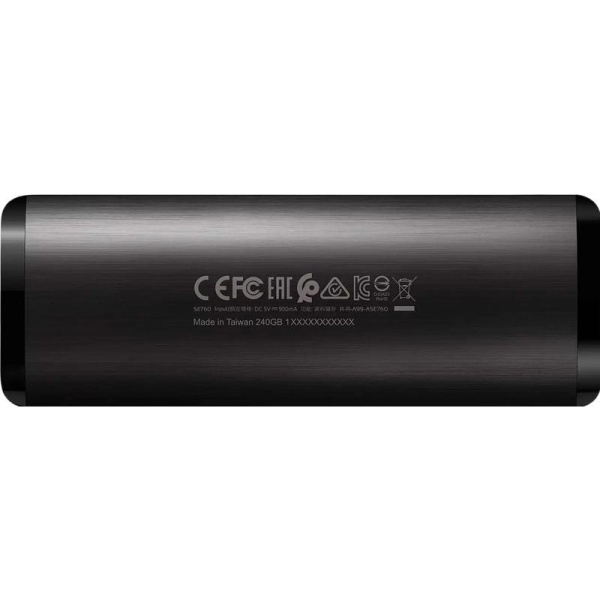 Внешний жесткий диск SSD A-DATA SE760 2 Тб (ASE760-2TU32G2-CBK)