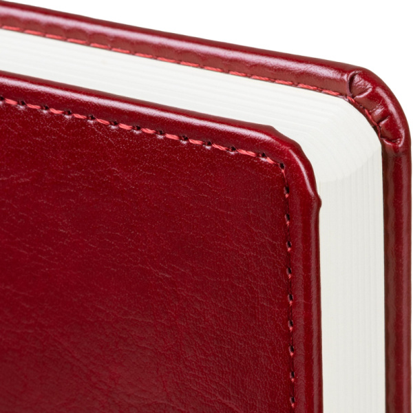 Ежедневник недатированный Attache искусственная кожа тиснение А5 160  листов бордовый