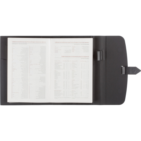 Ежедневник недатированный Bruno Visconti Senate искусственная кожа А5 136 листов черный (175x235 мм) (артикул производителя 3-213/04)