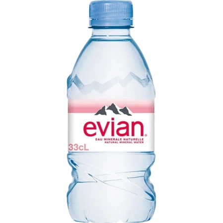 Вода минеральная Evian столовая негазированная пэт 0.33 л