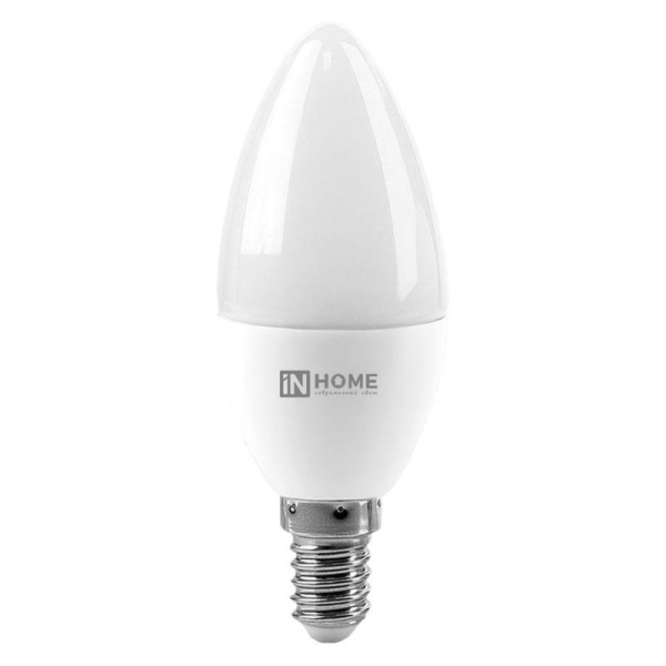 Лампа светодиодная In Home LED-СВЕЧА-VC свеча 8Вт 3000K 760Лм 220В  4690612020426