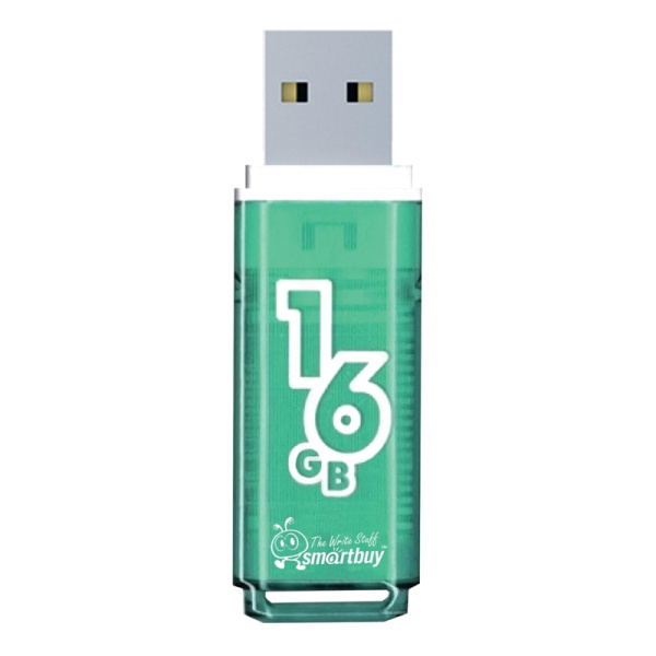 Флеш-память USB 2.0 16 Гб Smartbuy Glossy (SB16GBGS-G)