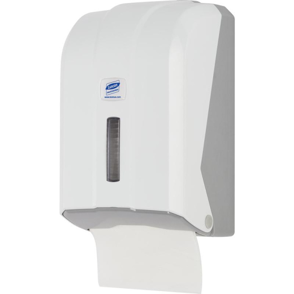 Диспенсер для листовой туалетной бумаги Luscan Professional пластиковый  белый