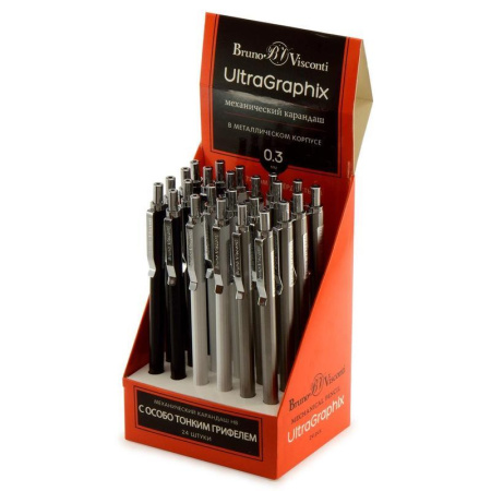 Карандаш механический Bruno Visconti UltraGraphix 0,3 мм с ластиком