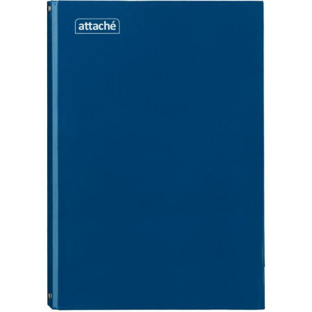 Бизнес-тетрадь Attache А4 80 листов синяя в клетку на кольцах (210х298  мм)