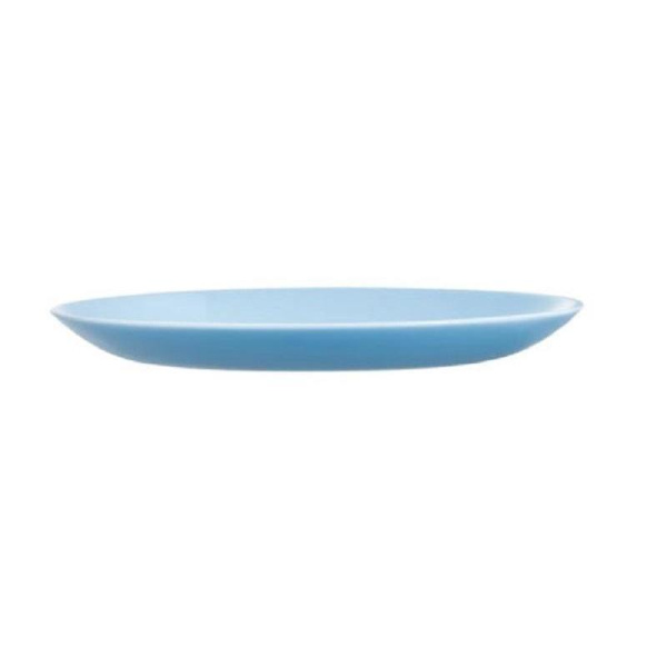 Тарелка обеденная стекло Luminarc Дивали Лайт Блю диаметр 250 мм голубая  (артикул производителя P2610)