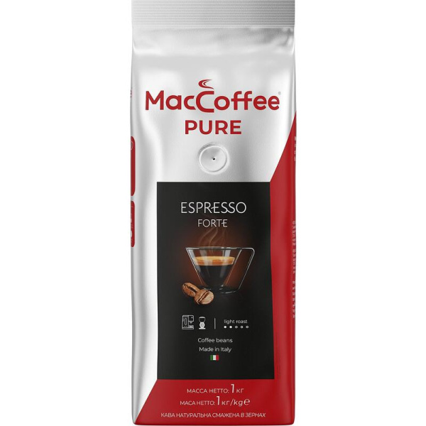 Кофе в зернах MacCoffee PURE Espresso Forte 1 кг