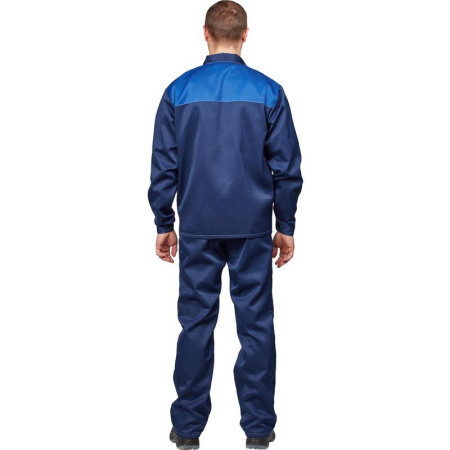 Костюм рабочий летний мужской л16-КПК синий/васильковый (размер 60-62, рост 170-176)