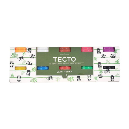 Тесто для лепки Bruno Visconti Нappy Color 10 цветов 200 г