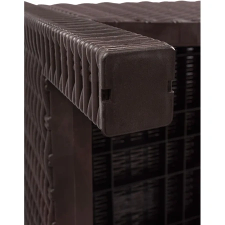 Кресло TDT коричневое (пластик)