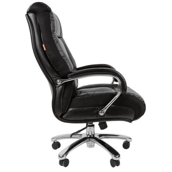 Кресло для руководителя Chairman 405 черное (искусственная кожа, металл)