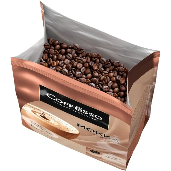 Кофе в зернах Coffesso Mокка 1 кг (пакет)