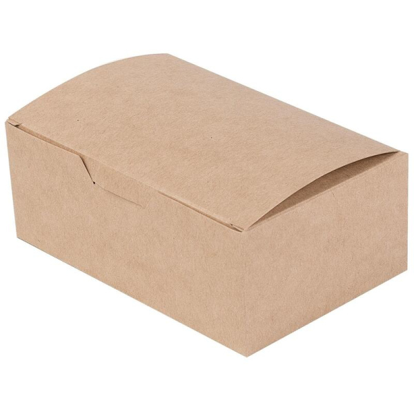 Контейнер бумажный OSQ Fast Food BOX S 115х75х45мм, крафт 900штук в  упаковке