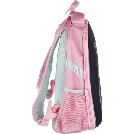 Ранец №1 School Easy Butterfly анатомический розовый с одним отделением