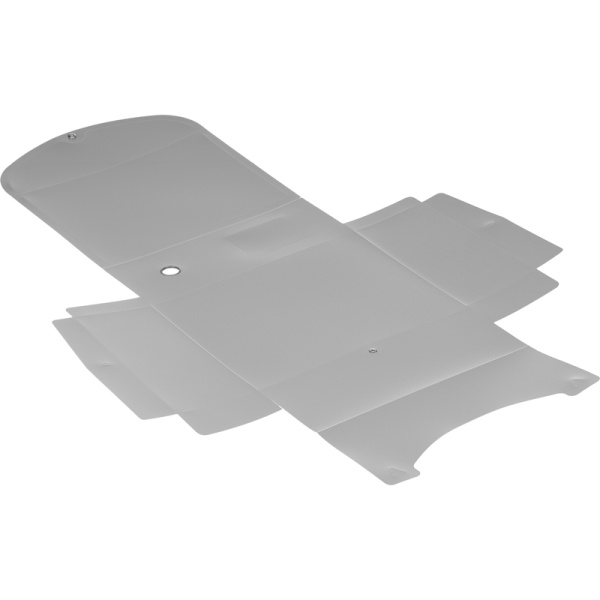 Короб архивный из полипропилена Attache 330x120x245 мм на кнопке серый  до 1200 листов