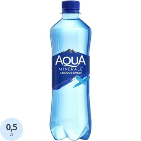 Вода питьевая Aqua Minerale газированная 0.5 л Вода питьевая Aqua Minerale газированная 0.5 л