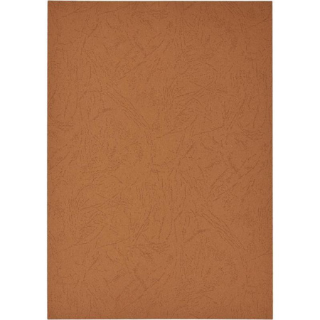 Обложки для переплета картонные ProMega Office коричневые, кожа, А4, 230г/м