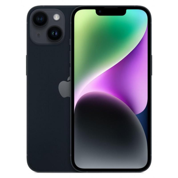 Смартфон Apple iPhone 14 128 ГБ черный (MPUF3HN/A)