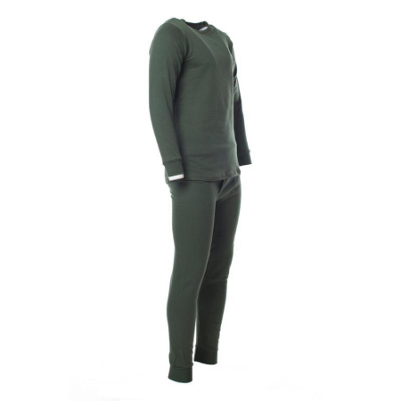 Белье нательное трикотаж хб оливковый с начесом (размер 56-58, рост  182-188)