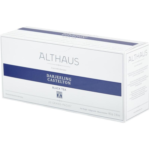 Чай Althaus Grand Pack Darjeeling Castelton черный 20 пакетиков