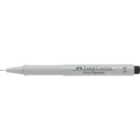 Ручка капиллярная Faber-Castell Ecco Pigment черная толщина 0.5 мм Ручка капиллярная Faber-Castell Ecco Pigment черная толщина 0.5 мм