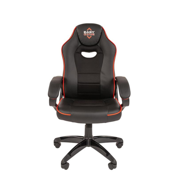 Кресло игровое Easy Game 688 TPU черное (экокожа/ткань, пластик)