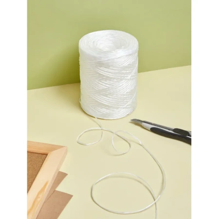 Шпагат полипропиленовый крученый 1000 текс (длина 500 м, 0.5 кг в бобине)