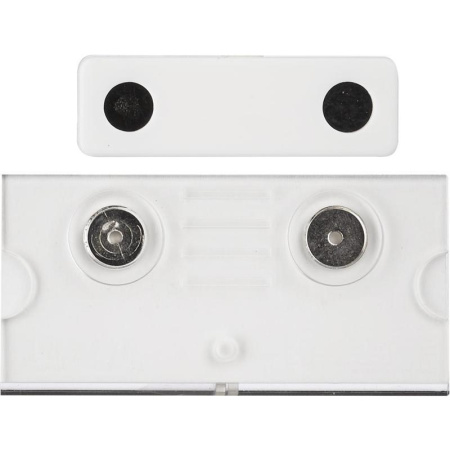 Бейджик магнитный с окошком, для карточек 70х34 мм, Mega Label