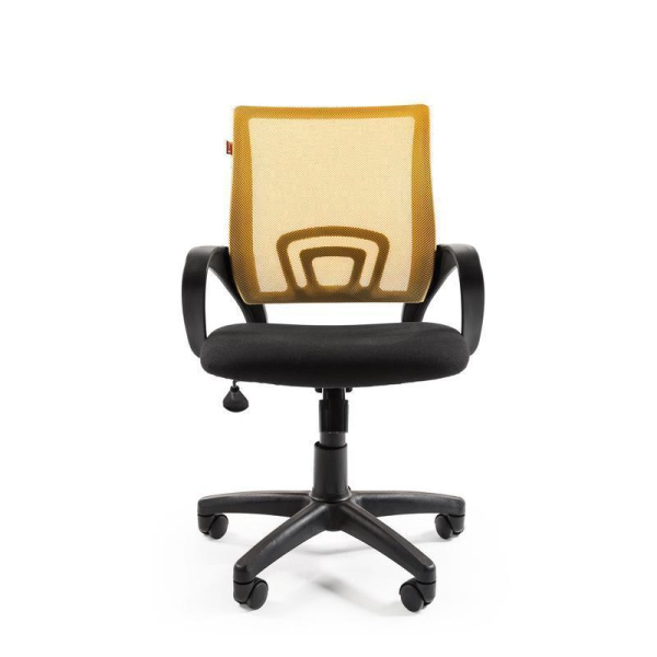 Кресло офисное Easy Chair 304 желтое/черное (сетка/ткань, пластик)
