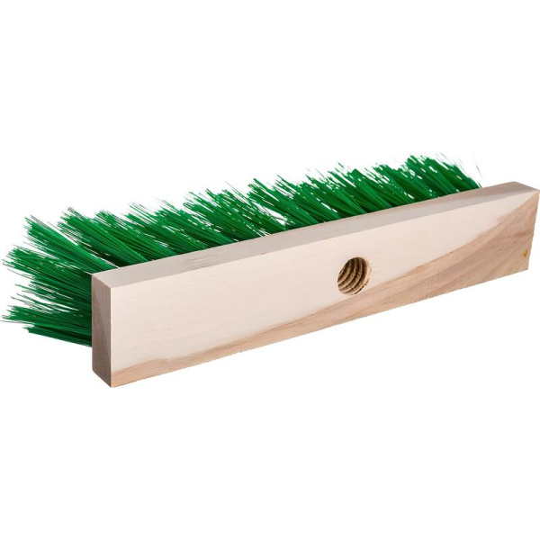 Щетка для пола Эконом 25 см, щетина средней жесткости (с резьбой)