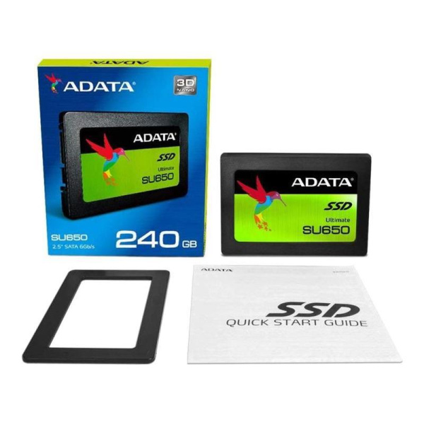 SSD накопитель Adata Ultimate SU650 240 ГБ (ASU650SS-240GT-R)