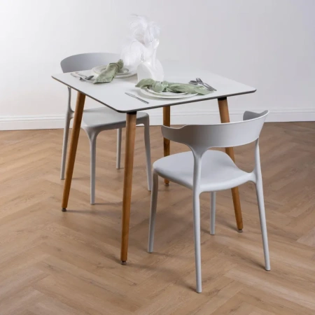 Стул обеденный Enova белый (пластик)