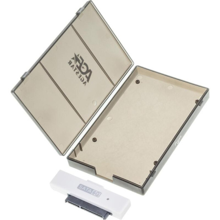 Корпус для HDD/SSD AgeStar 3UBCP1-6G черный