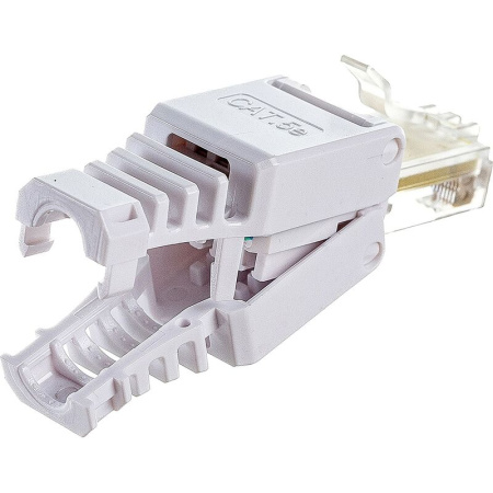 Коннектор Lanmaster LAN-TMP-U5E-WH RJ-45 cat 5e