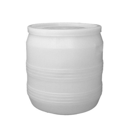 Бочка из ПНД 36 л белая с крышкой