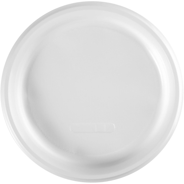 Тарелка одноразовая пластиковая Средний 220 мм белая 1000 штук в  упаковке Тарелка одноразовая пластиковая Средний 220 мм белая 1000 штук в  упаковке