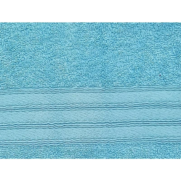 Полотенце махровое 35x70 см 400 г/кв.м голубое