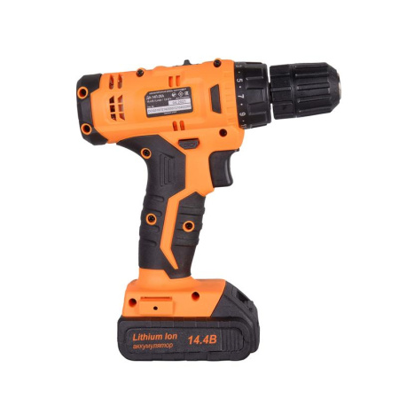 Дрель-шуруповерт безударная аккумуляторная Вихрь ДА-14Л-2KА 14.4 В  Li-ion 2 АКБ 1.5 Ач+ЗУ (72/14/20)