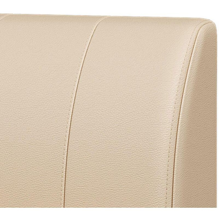 Модуль прямой Холл двухместный бежевый (искусственная кожа)