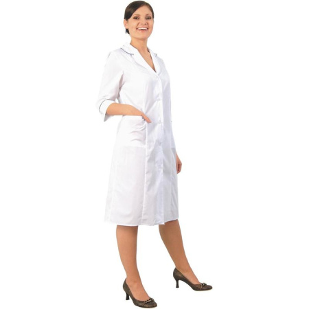 Халат медицинский женский м02-ХЛ (размер 44-46, рост 158-164)