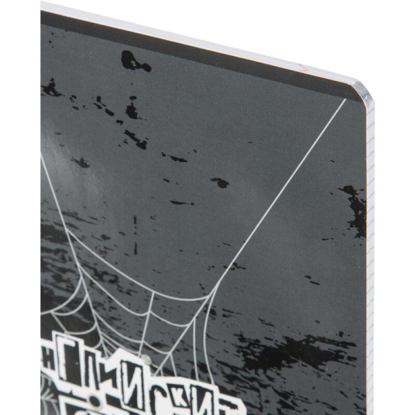 Тетрадь предметная по английскому языку №1 School Панк А5 48 листов  разноцветная в клетку УФ-сплошной глянцевый лак