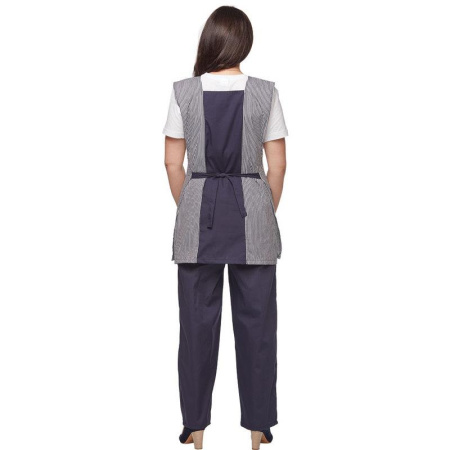 Костюм для горничных и уборщиц у08-СБР синий (размер 44-46, рост 170-176)