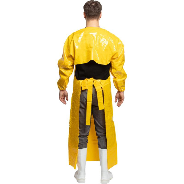 Фартук защитный КЩС Робин 2 полиуретановый желтый 0,15 мм