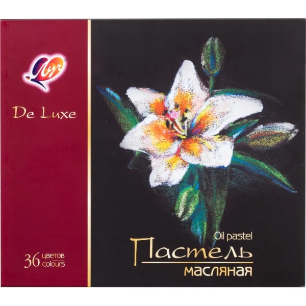 Пастель масляная Луч De Luxe круглая 36 цветов Пастель масляная Луч De Luxe круглая 36 цветов