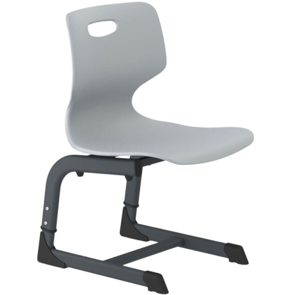 Стул ученический Sheffilton SHT-S-TN21 серый/антрацит регулируемый рост  3-5