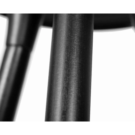 Табурет барный Dobrin Royce black чёрный (пластик/массив дерева)